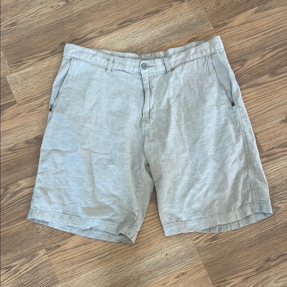 Patagonia khaki Flat Front Shorts